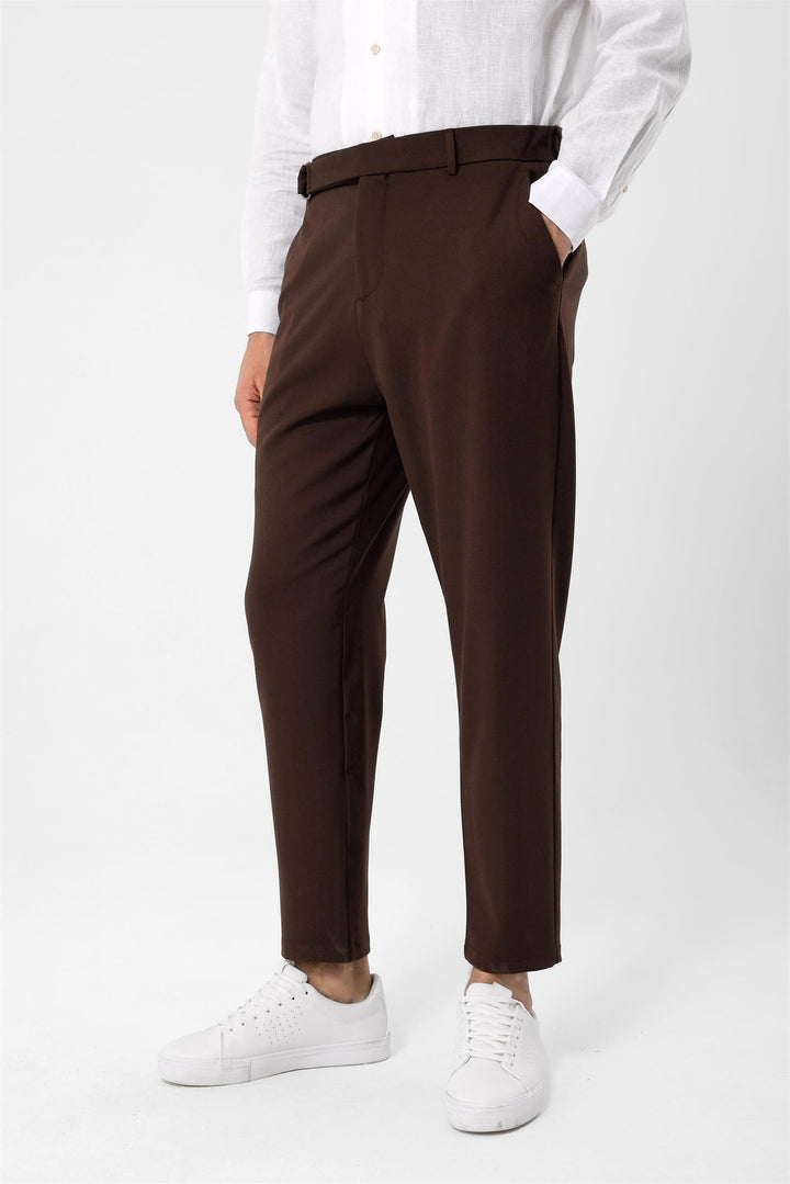 ANT Men's High Waist Belted Trousers - Casas Adobes