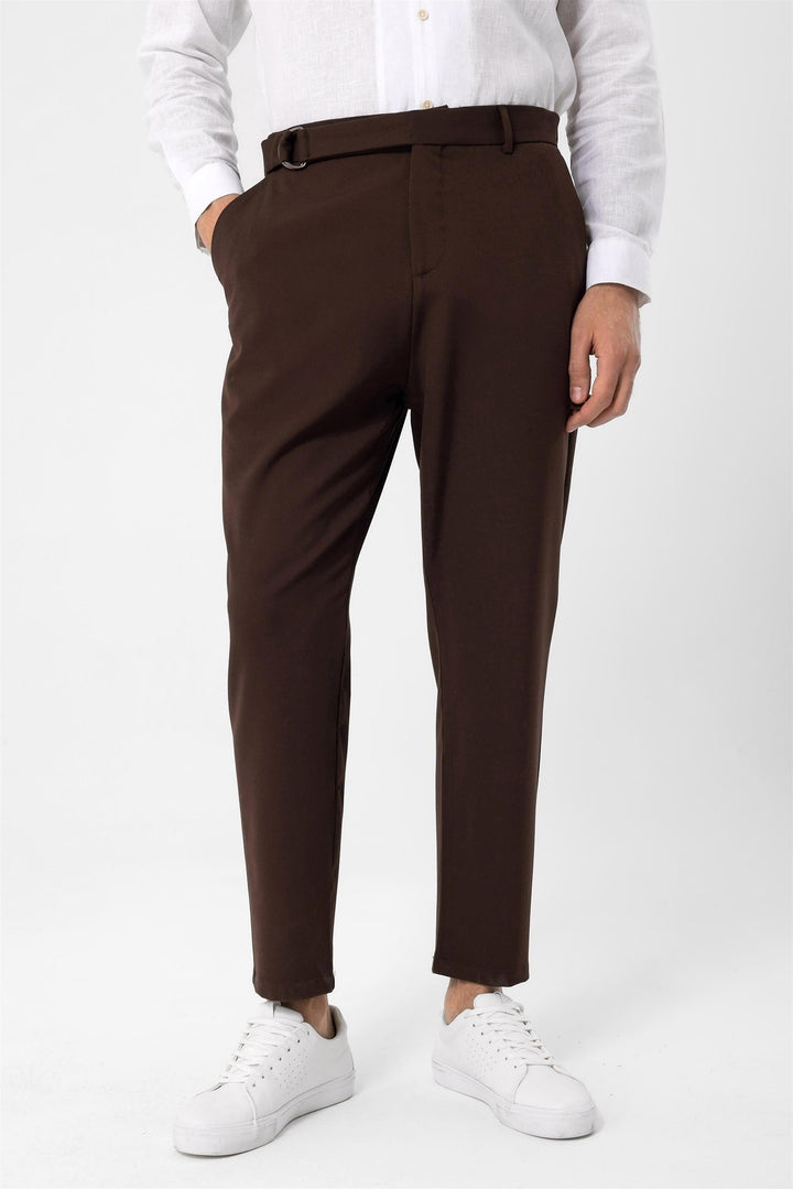 ANT Men's High Waist Belted Trousers - Casas Adobes