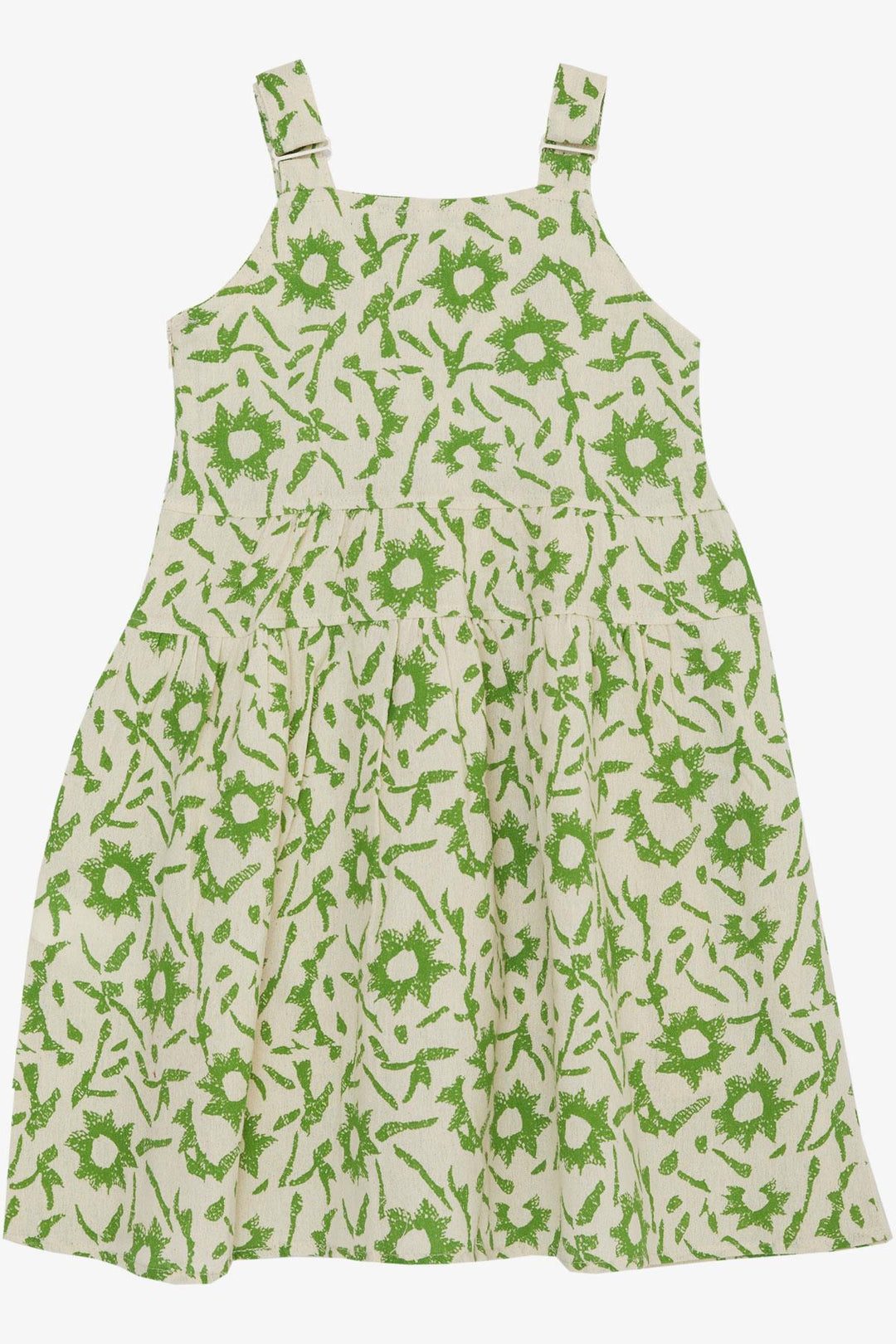 BRE Escabel Girl's Dress Patterned 5-9 Years, Cream - Gap
