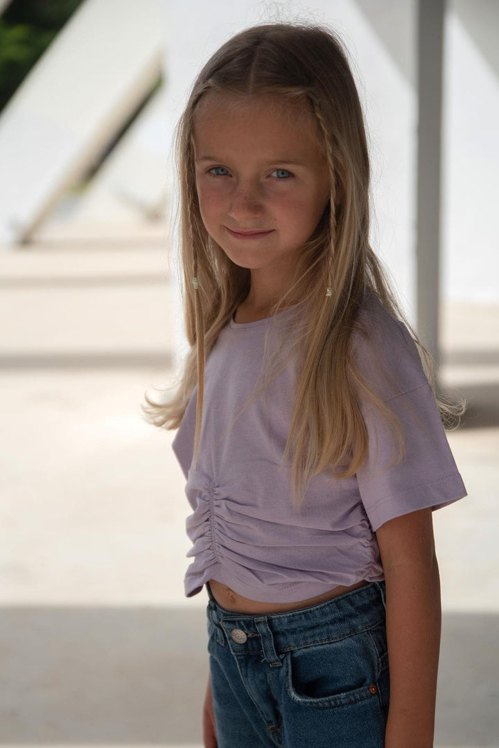 BRE Escabel Girl's Basic T-shirt 54 Years, Lilac - Chilpancingo