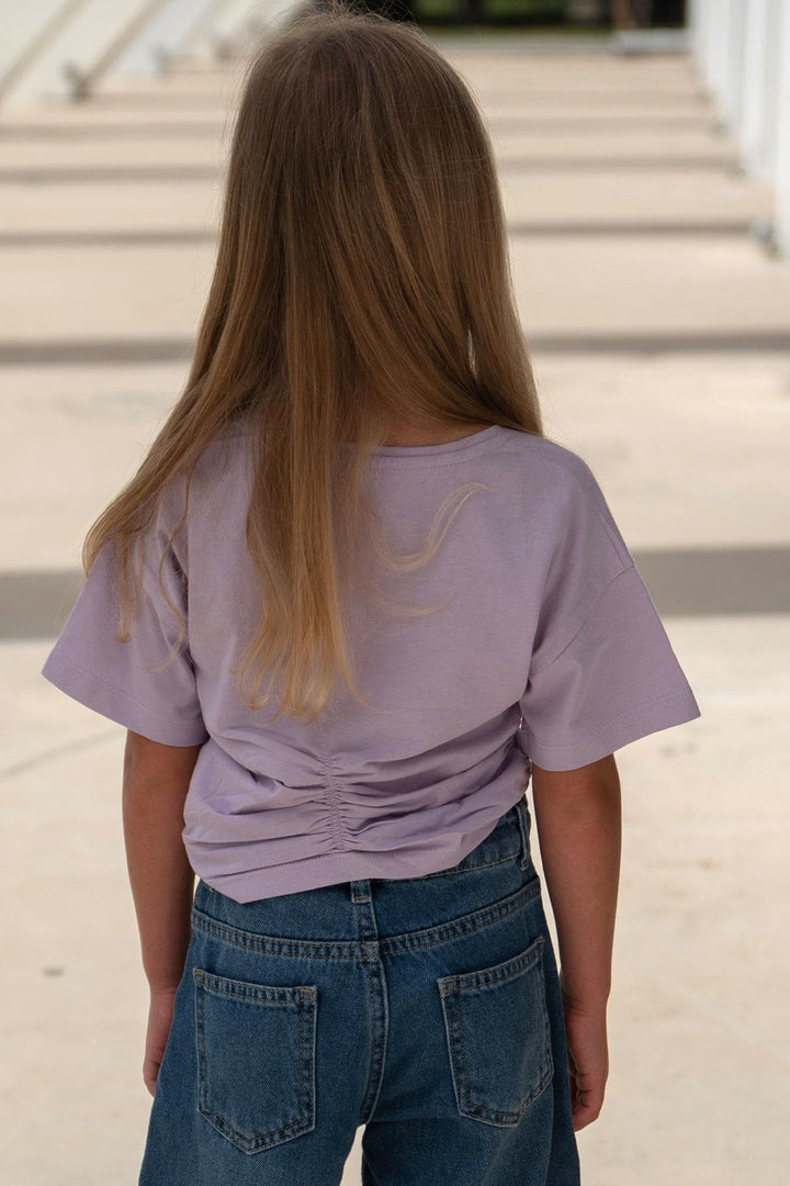 BRE Escabel Girl's Basic T-shirt 54 Years, Lilac - Chilpancingo
