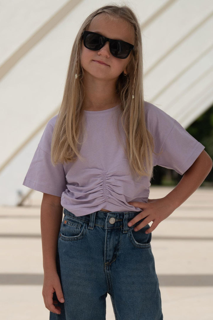 BRE Escabel Girl's Basic T-shirt 54 Years, Lilac - Chilpancingo