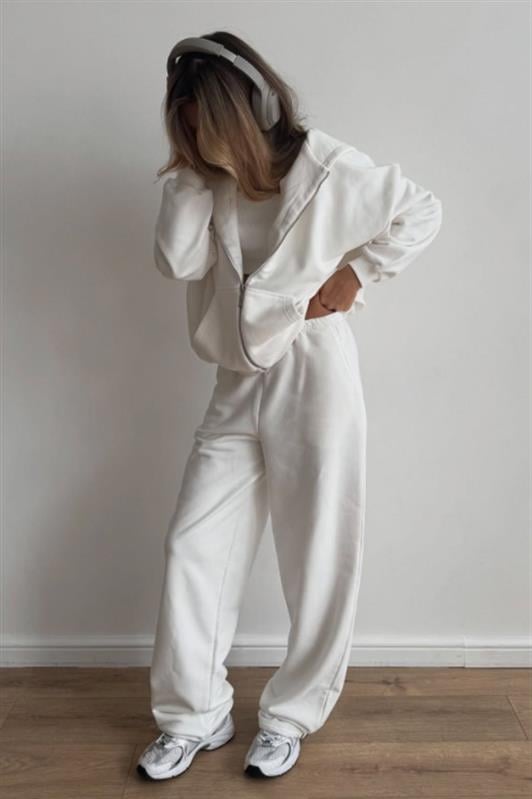 MDX White Barrel Fit Women's Sweatpants MG2553 - Bloomington