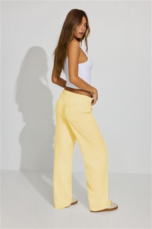 MDX Yellow Wide Leg Women's Sweatpants MG2279 - Deltona