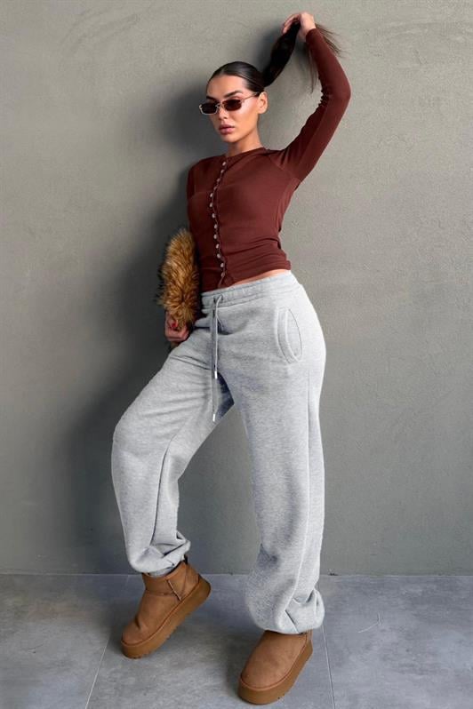 MDX Grimelanj Wide Leg Comfort Fit Elastic Waist Sweatpants MG2581 - Smyrna