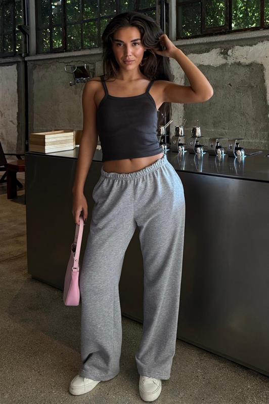 MDX Gri Barrel Fit Kadın Eşofman Altı MG2553 - Agua Prieta