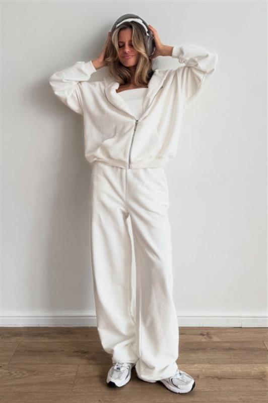 MDX White Barrel Fit Women's Sweatpants MG2553 - Bloomington