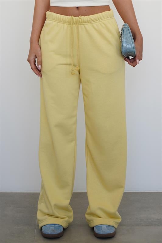 MDX Yellow Wide Leg Women's Sweatpants MG2279 - Deltona