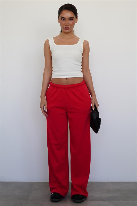 MDX Red Wide Leg Women's Sweatpants MG2279 - Shrewsbury