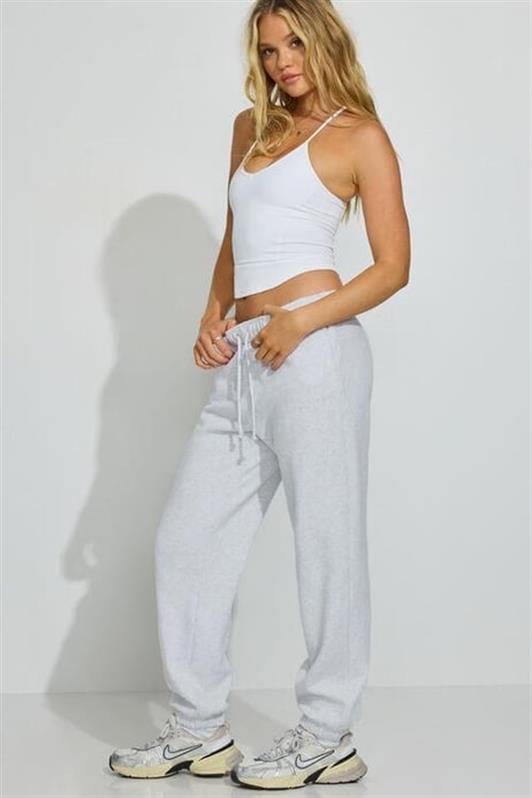MDX Caramel-colored Sweatpants with Cuffed Ankles and Pockets for Women Mg2540 - Barreiro