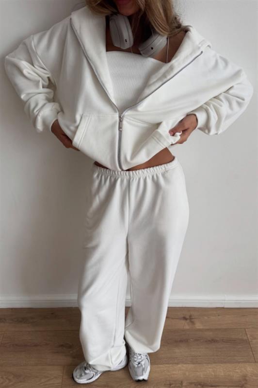 MDX White Barrel Fit Women's Sweatpants MG2553 - Bloomington