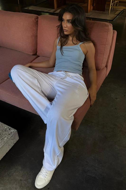 MDX White Barrel Fit Women's Sweatpants MG2553 - Bloomington