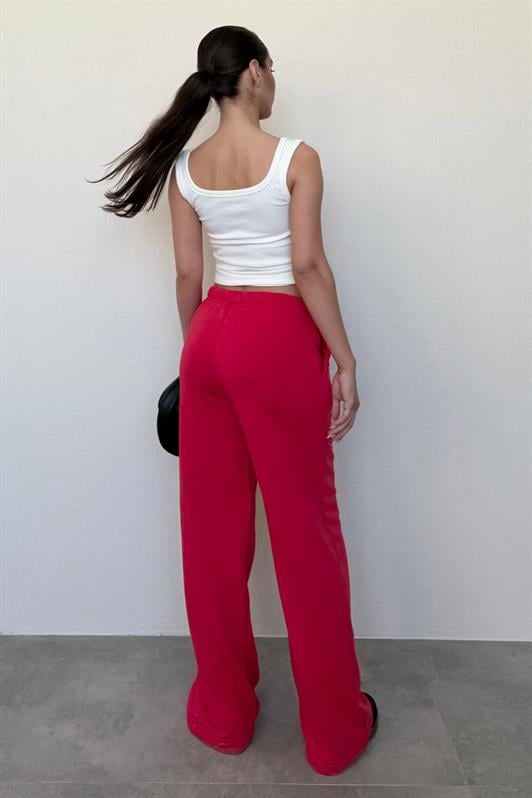 MDX Red Wide Leg Women's Sweatpants MG2279 - Shrewsbury