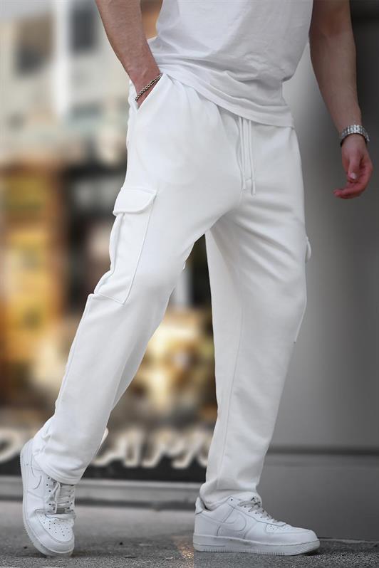 MDX Ekru Adjustable Cargo Pocket Basic Sweatpants 6552 - Amadora