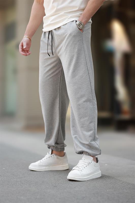 MDX Gray Comfort Fit Elastic Waist Men's Sweatpants Bottoms E6573 - Lelystad
