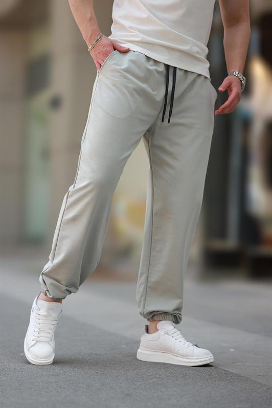 MDX Mint Green Relaxed Fit Elastic Waist Men's Sweatpants Bottoms E6573 - Don Benito