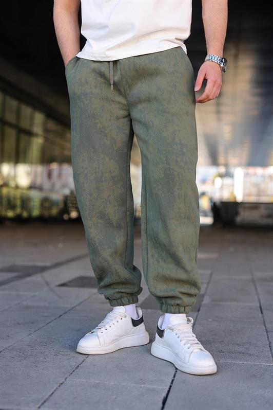 MDX Haki Batik Desenli Jogger Eşofman Altı E6582 - Garden Grove