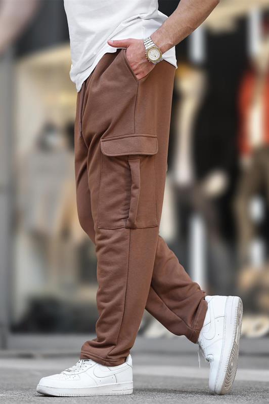 MDX Brown Adjustable Cargo Pocket Basic Sweatpants 6552 - Trois-Rivières