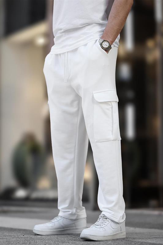 MDX Ekru Adjustable Cargo Pocket Basic Sweatpants 6552 - Amadora