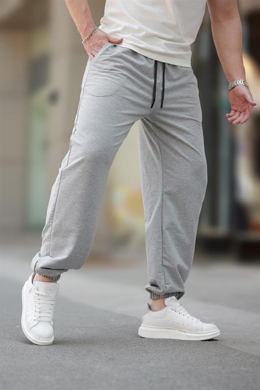 MDX Gray Comfort Fit Elastic Waist Men's Sweatpants Bottoms E6573 - Lelystad