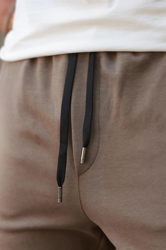 MDX Brown Cuffed Men's Sweatpants E6570 - Brentwood