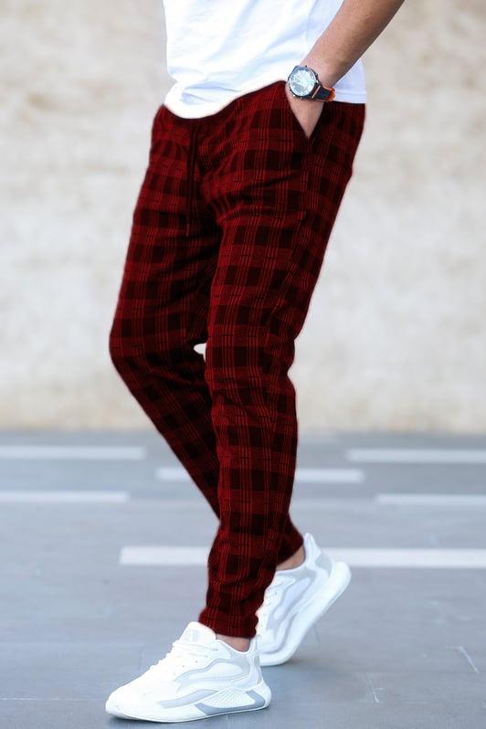 MDX Madmext Bordeaux Patterned Tracksuit 5435 - Hattiesburg