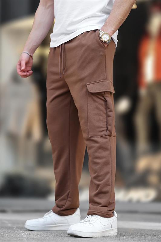 MDX Brown Adjustable Cargo Pocket Basic Sweatpants 6552 - Trois-Rivières