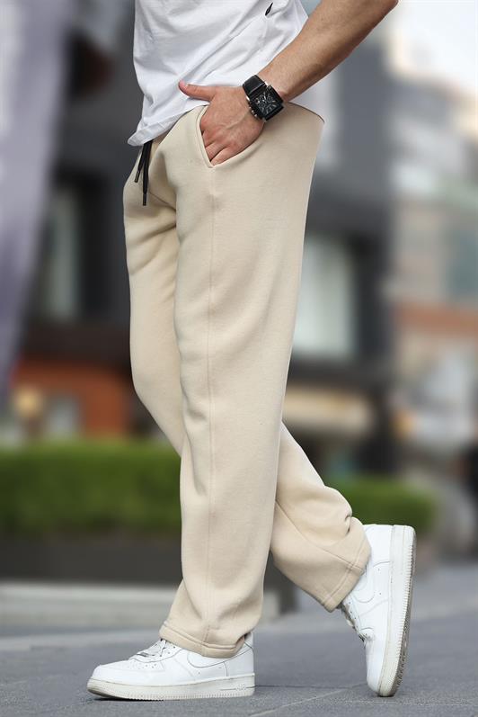 MDX Beige Wide Leg Sweatpants 6550 - Tynaarlo
