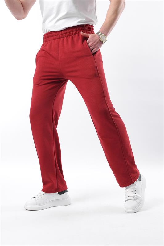 MDX Madmext Bordeaux Comfort Fit Men's Sweatpants Bottoms E6560 - Mobile