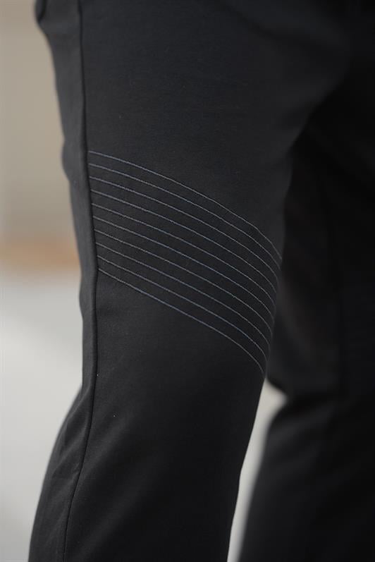 MDX Black Sweatpants with Cuff for Men E6570 - Bruchsal