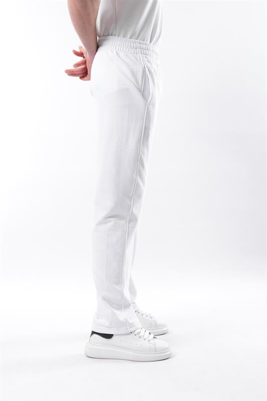 MDX Madmext White Comfort Fit Men's Sweatpants E6560 - Durango