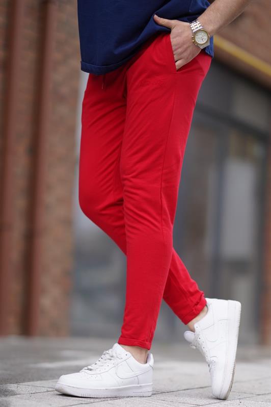 MDX Madmext Plain Basic Red Sweatpants 2925 - Woking
