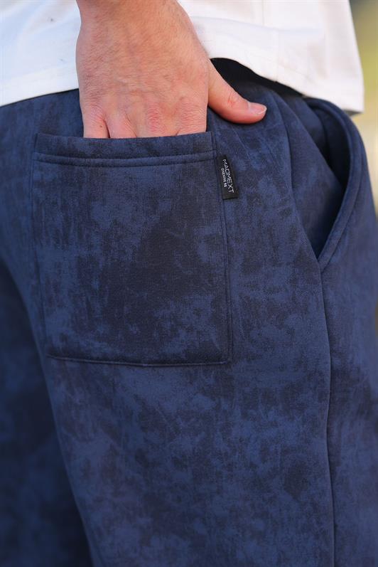 MDX Lacivert Batik Desenli Jogger Eşofman Altı E6582 - Port Arthur