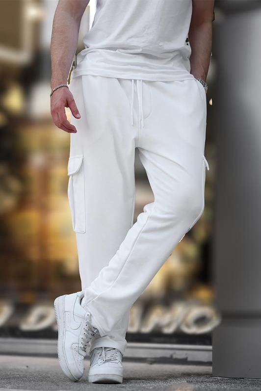 MDX Ekru Adjustable Cargo Pocket Basic Sweatpants 6552 - Amadora