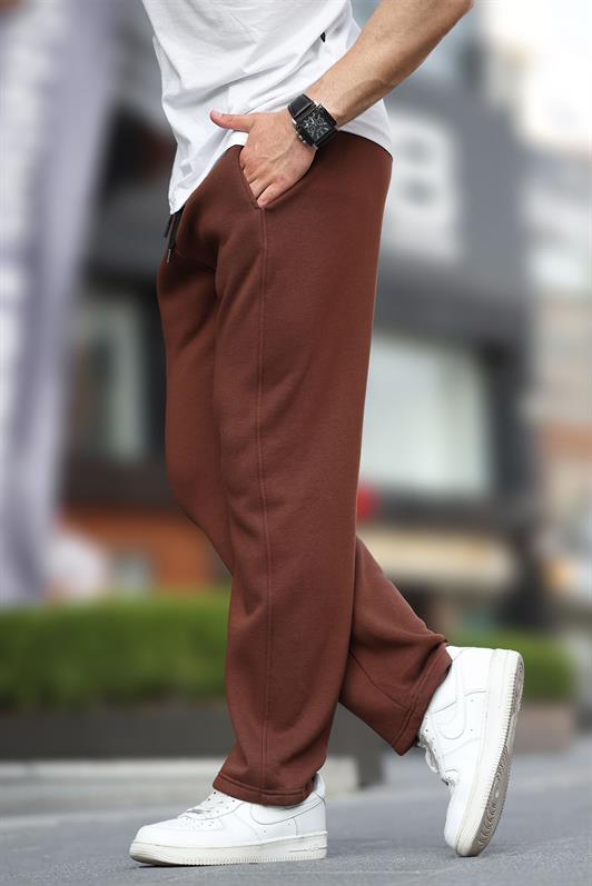 MDX Painful Brown Wide Cut Straight Leg Sweatpants 6550 - Nordhorn