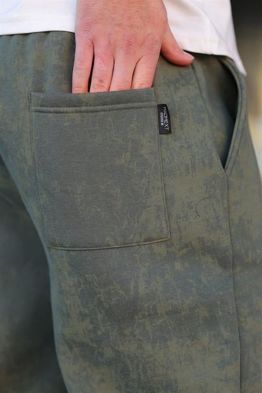 MDX Haki Batik Desenli Jogger Eşofman Altı E6582 - Garden Grove