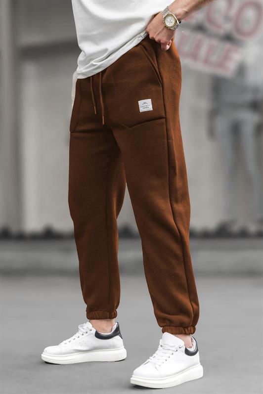 MDX Bitter Coffee Pocket Detailed Men's Basic Sweatpants 6522 - Alcobaça