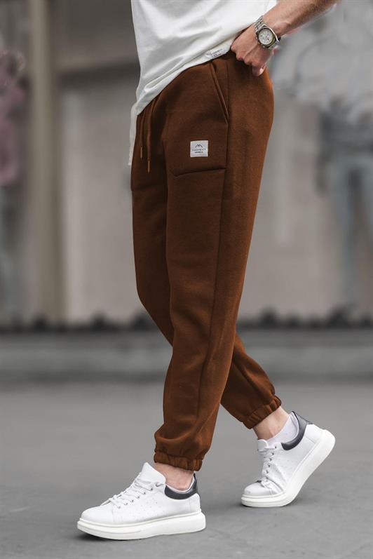 MDX Bitter Coffee Pocket Detailed Men's Basic Sweatpants 6522 - Alcobaça
