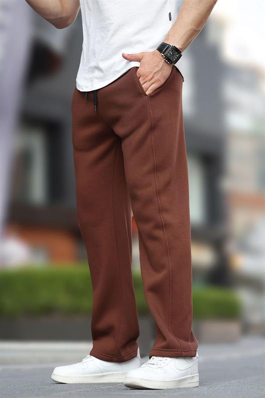 MDX Painful Brown Wide Cut Straight Leg Sweatpants 6550 - Nordhorn