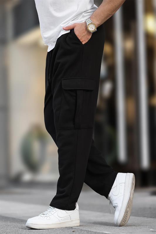 MDX Black Adjustable Cargo Pocket Basic Sweatpants 6552 - Azzano