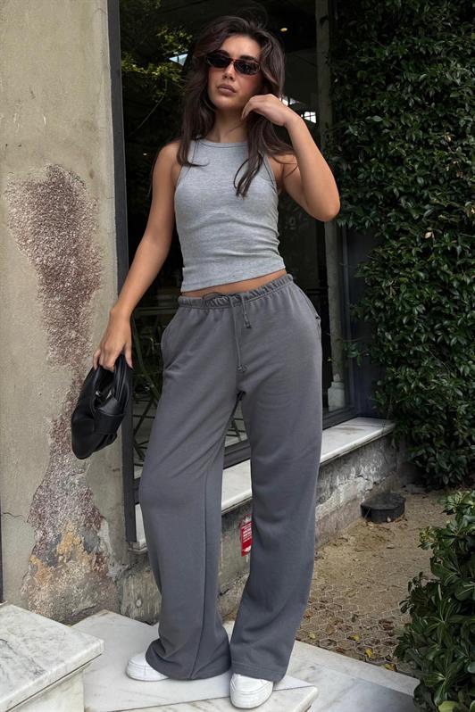 MDX Füme Barrel Fit Kadın Eşofman Altı MG2553 - Zapotlanejo