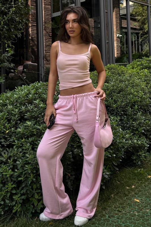 MDX Pembe Barrel Fit Kadın Eşofman Altı MG2553 - Landgraaf