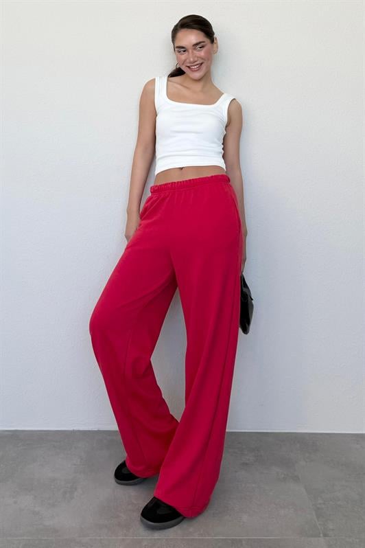 MDX Red Wide Leg Women's Sweatpants MG2279 - Shrewsbury