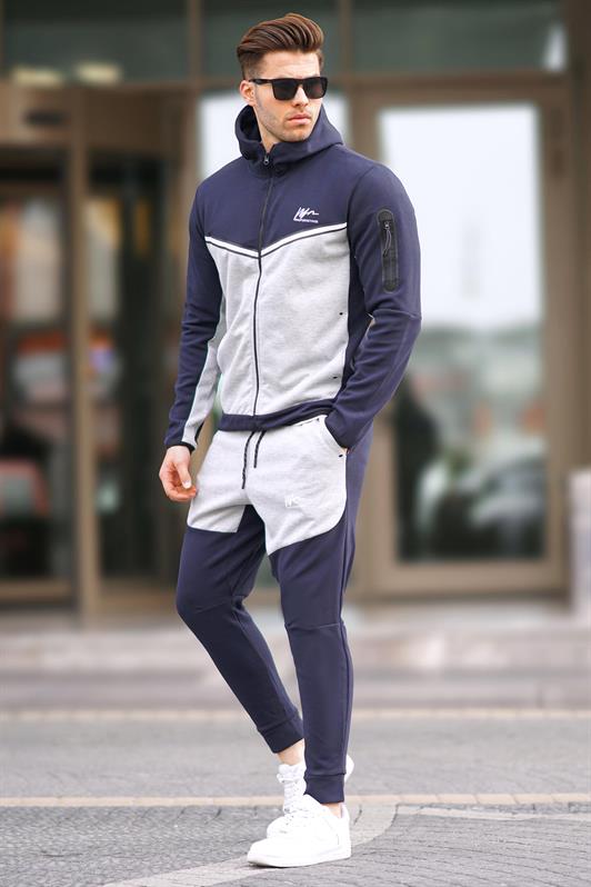 MDX Navy Blue Zippered Men's Tracksuit 5697 - Leavenworth
