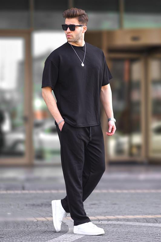MDX Black Oversized Short Sleeve Tracksuit 5954 - Bad Vilbel