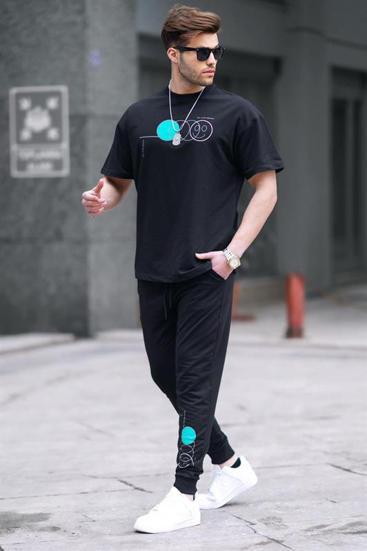 MDX Black Short Sleeve Tracksuit Set 5935 - Arvada