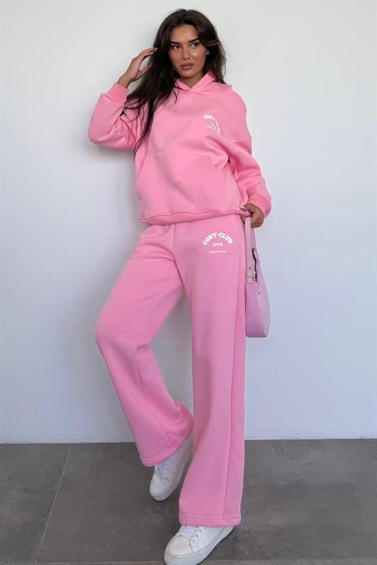 MDX Pink Hooded Printed Women's Tracksuit MG2524 - Hobbs