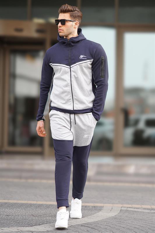 MDX Navy Blue Zippered Men's Tracksuit 5697 - Leavenworth