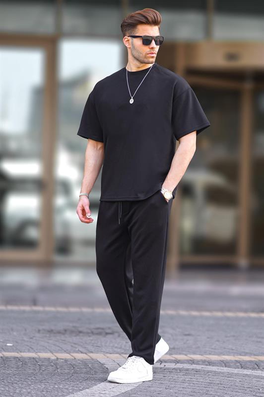 MDX Black Oversized Short Sleeve Tracksuit 5954 - Bad Vilbel