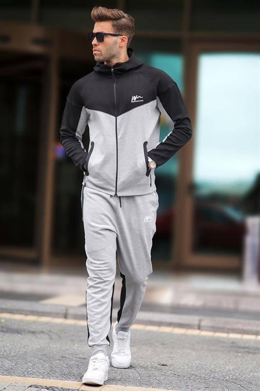 MDX Hooded Gray Men's Tracksuit 7202 - Compiègne